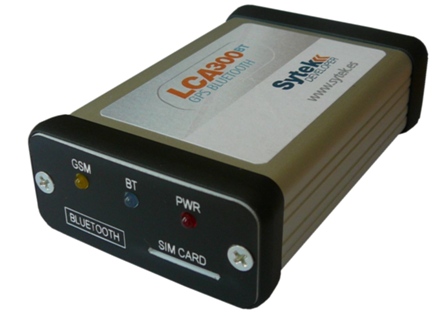 Modelo LCA300BT: Localizador GPS/GSM antirrobo para vehículos, con Bluetooth para configuración gratuita desde el móvil.
